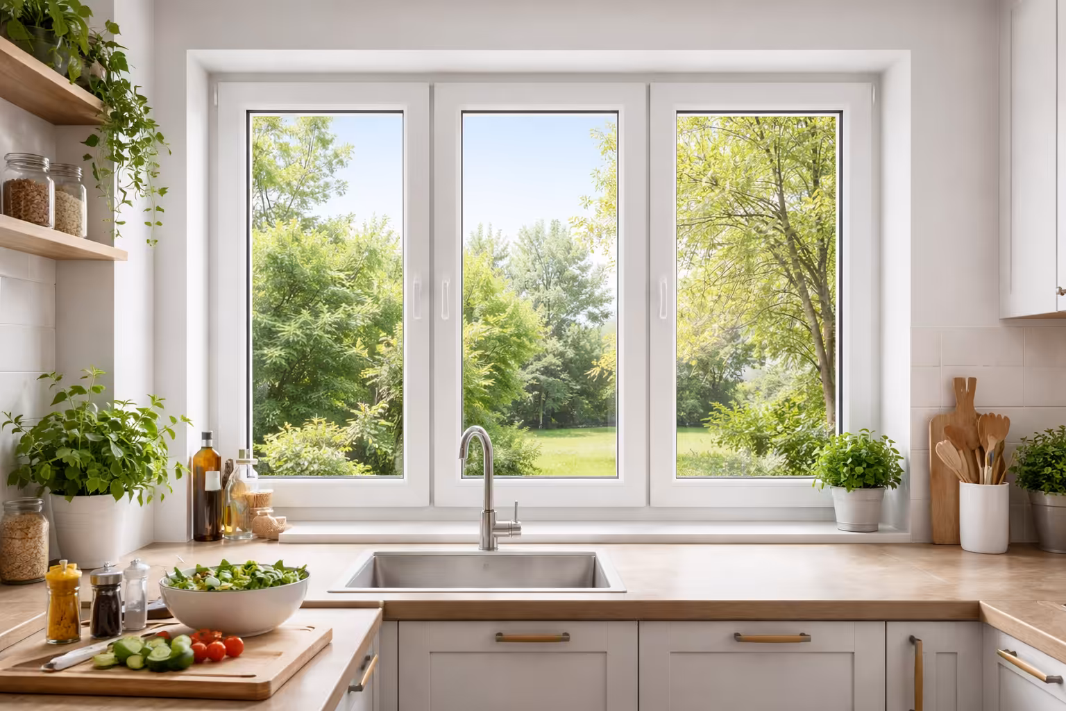 Остекление кухни