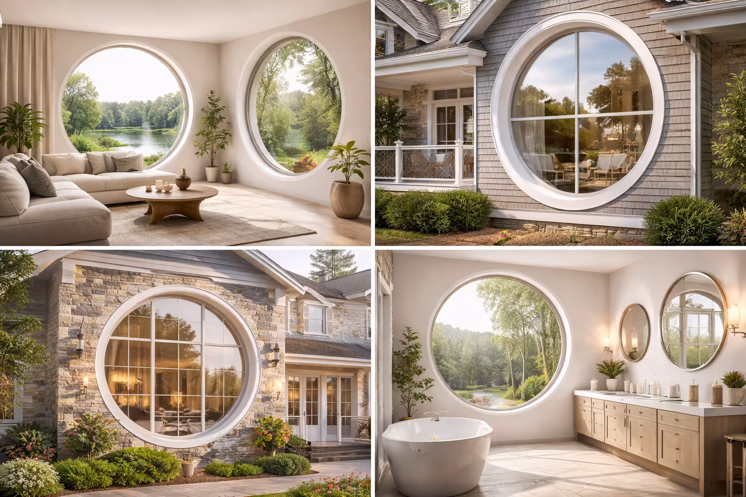 Круглые окна